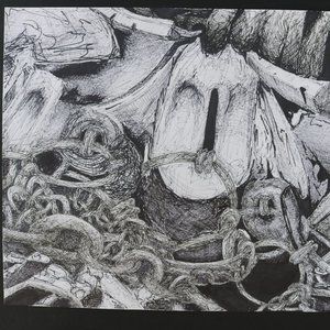 INK DRAWING OF CHAINS ILLUSTRATION